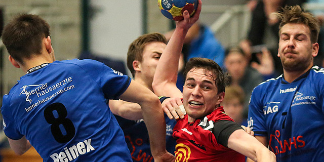 Spielszene Handball ASV Senden